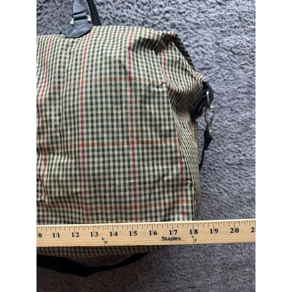 Diane Von Furstenberg Checkered Carry On‎ Luggage Travel Duffle Bag 14